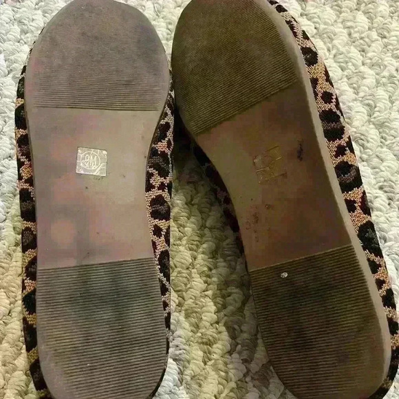 Cheetah leopard animal print flats slip on shoes Women’s Size 9 - Picture 4 of 4